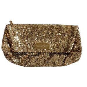 Victoria Secret Gold Sequin Envelope Clutch
